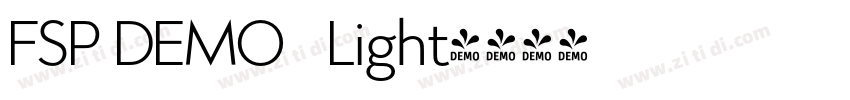 FSP DEMO   Light字体转换